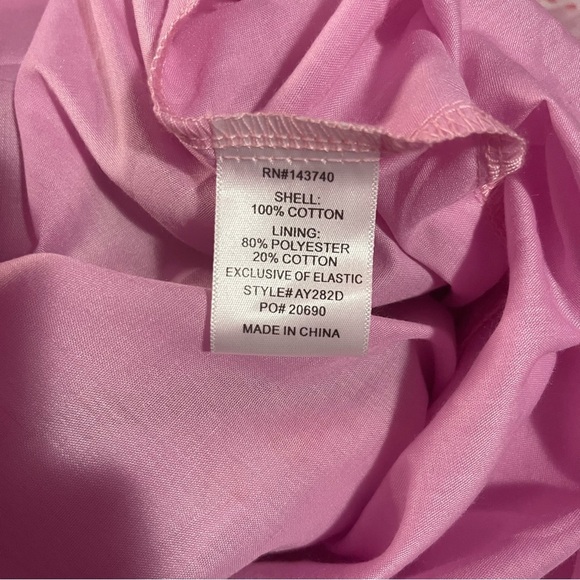 Tuckernuck Hyacinth House Dress Women's Medium Pink Red Floral‎ Tiered Midi - Picture 13 of 13